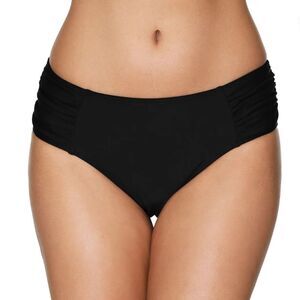 Attraco Sports Black Side Ruched Bikini Bottom,‎ Size S, NWT